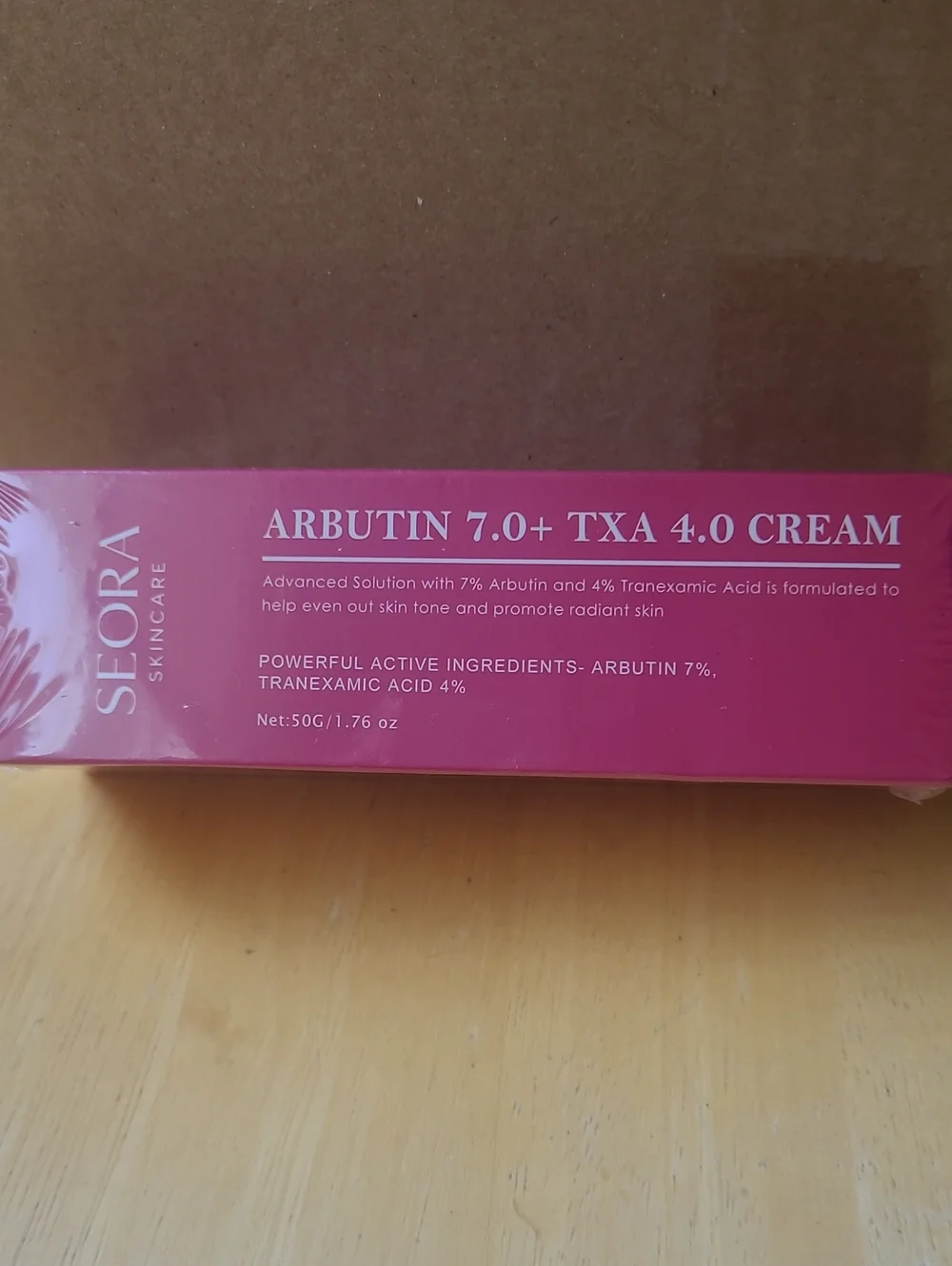 Seora Arbutin 7.0+ TXA 4.0 Cream – Pink Brightening Treatment 1.76oz